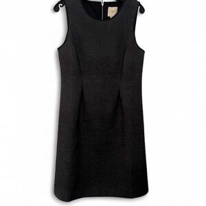 J.Crew Factory Suiting Dark Grey Herringbone Dress